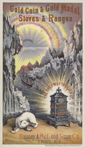Polar Bear and Stove by American School